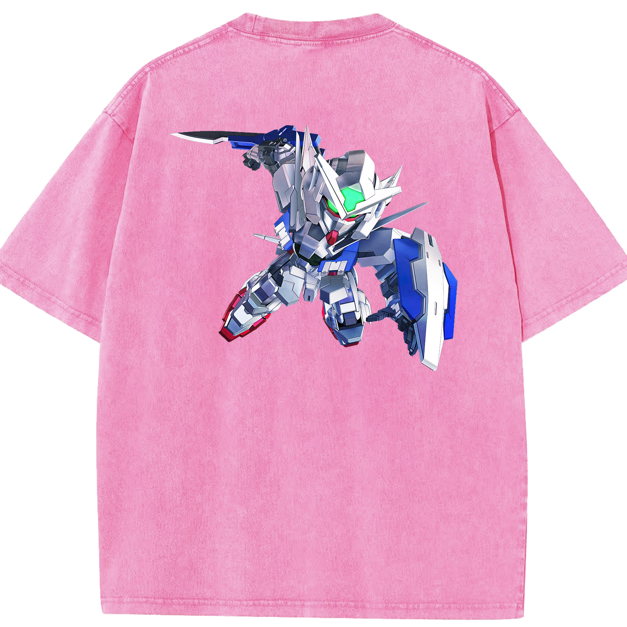 （画像用） 機動戦士ガンダム Mobile Suit Gundam 綿100% ヴィンテージ風 半袖Tシャツ（背面プリント）